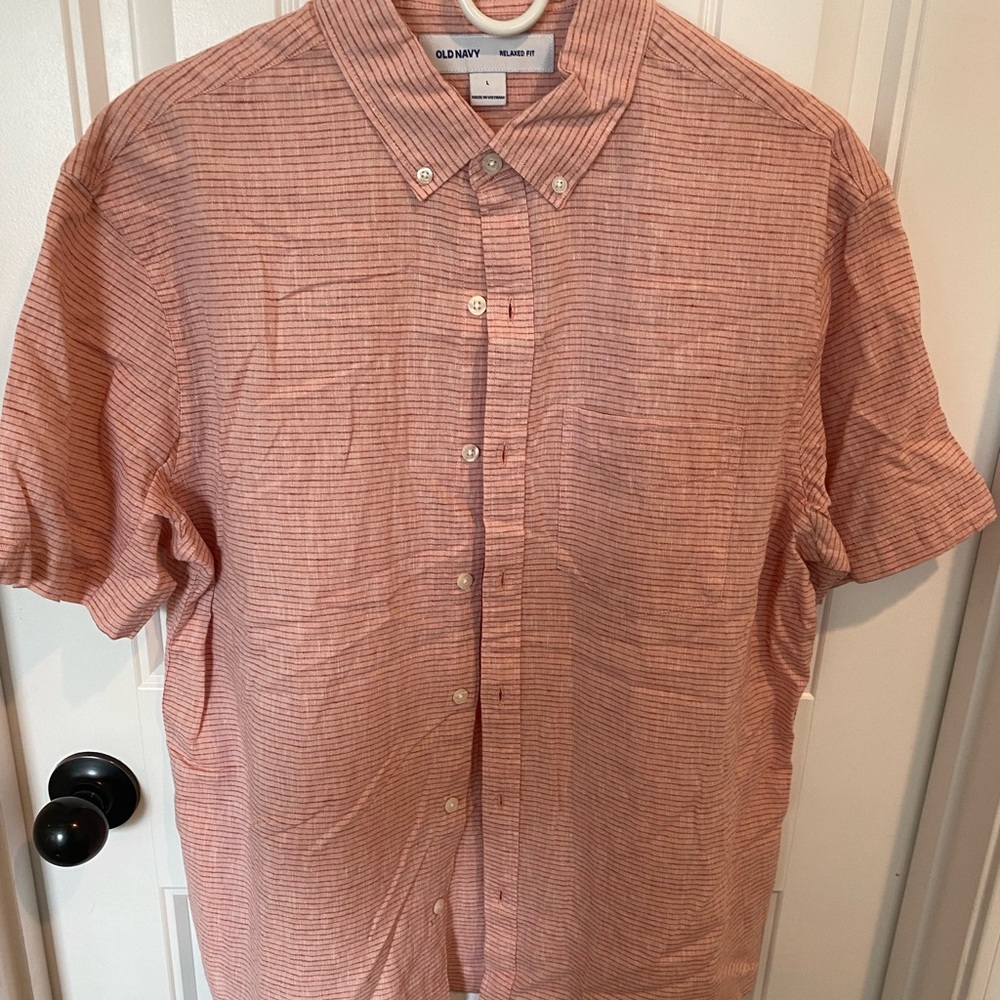 Men short sleeve button down